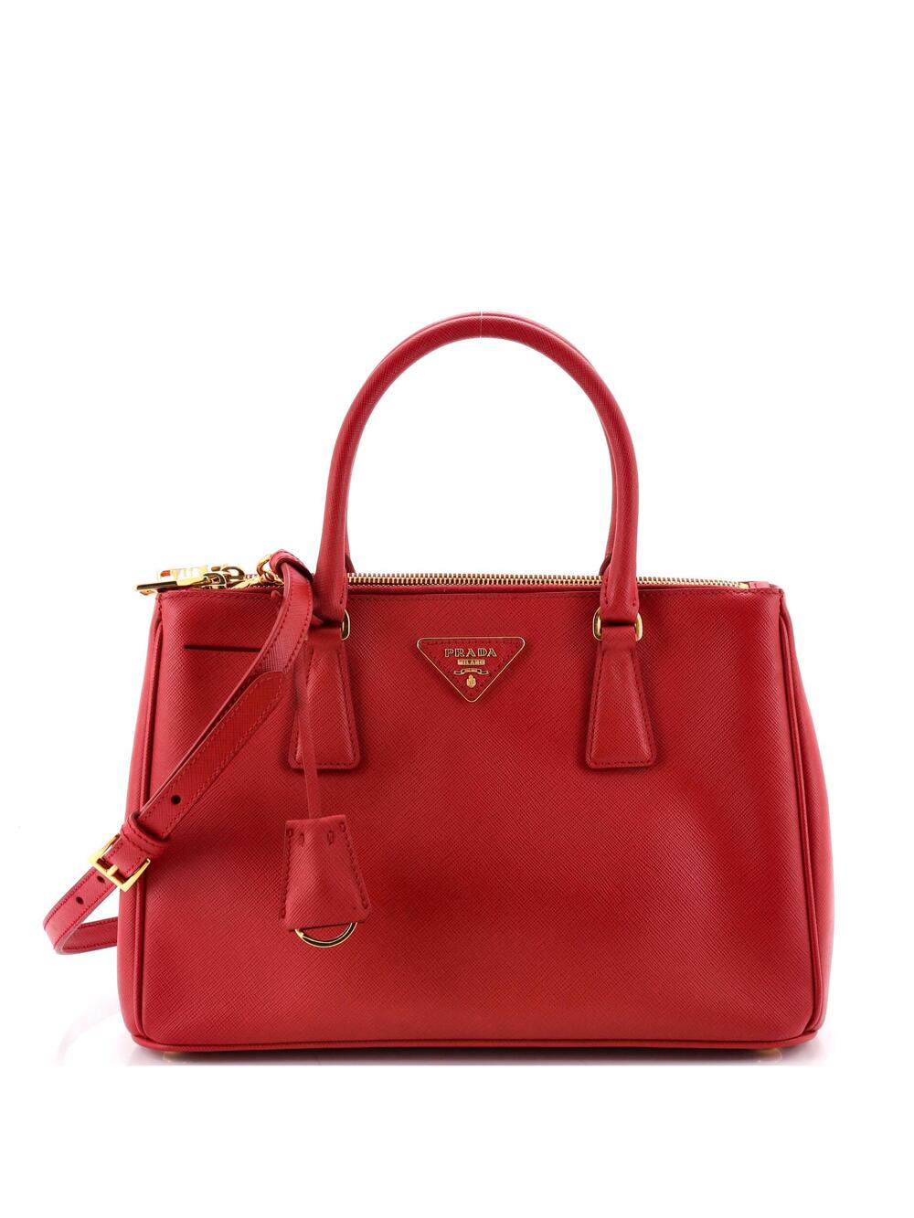 Prada Double Zip Lux Tote Saffiano #365219P95B
